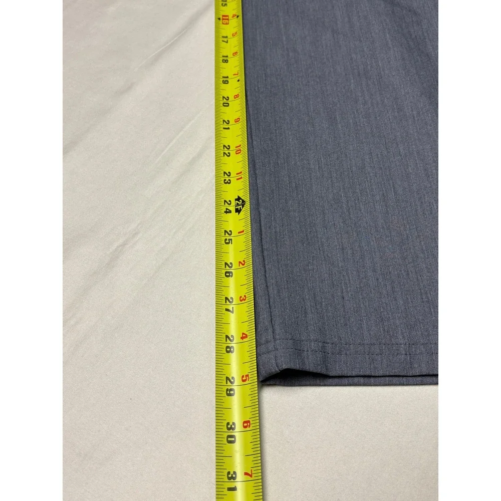 FIGS High Waisted Yola Skinny Scrub Pants Large W34 L29 Gray Heathered tw2000r